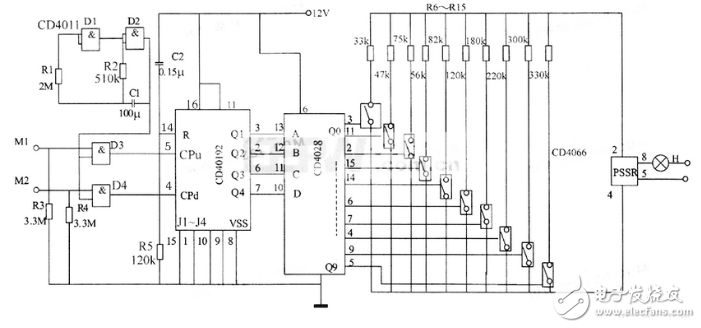 玩具遥控器原理图具体解释