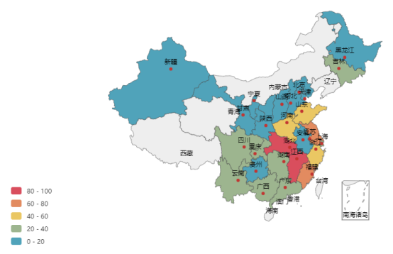 中药材产地分布图