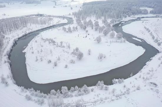 新疆雪后